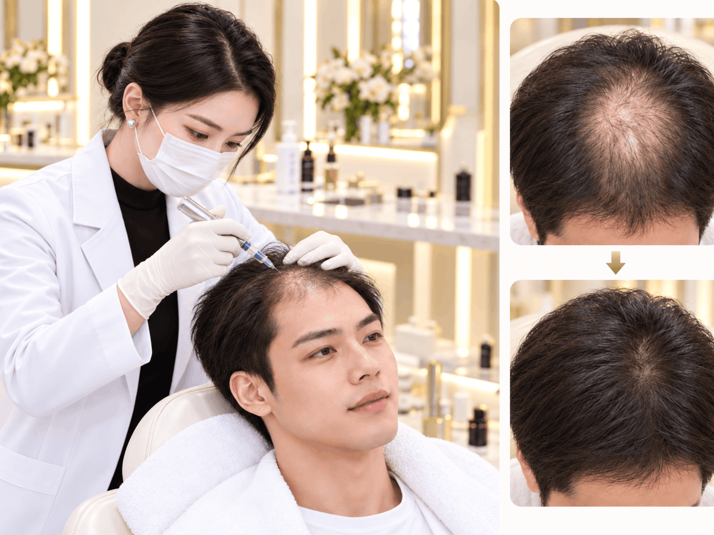 Điều trị hói đầu nam